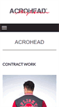 Mobile Screenshot of acrohead.com